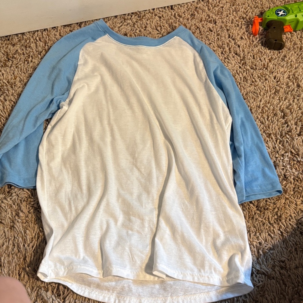 Under Armour Kids Raglan Shirt - White and Blue